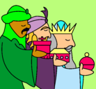 Dibujo Los Reyes Magos 3 pintado por nuestrosreye