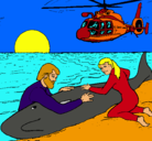 Dibujo Rescate ballena pintado por virupa