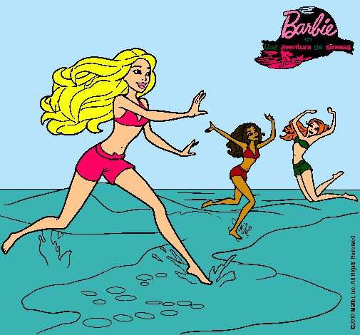 Barbie de regreso a la playa