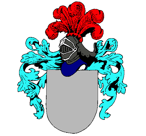 Escudo de armas y casco