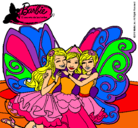 Dibujo Barbie y sus amigas en hadas pintado por albaasuncion