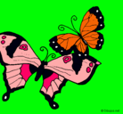 Dibujo Mariposas pintado por lauracamila