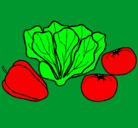 Dibujo Verduras pintado por ximenita-123