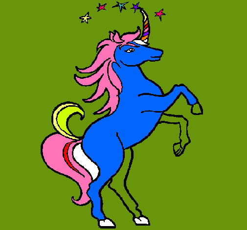 Dibujo Unicornio pintado por PRINCESSAURORA 