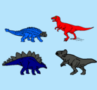 Dibujo Dinosaurios de tierra pintado por CLAHO
