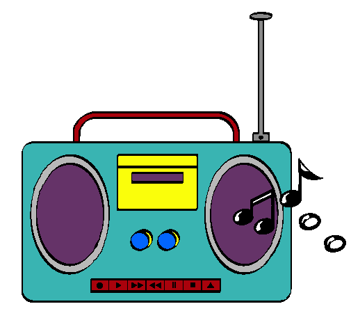 Dibujo Radio cassette 2 pintado por AndreaRaul