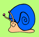 Dibujo Caracol  pintado por abaco