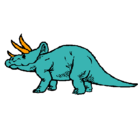 Dibujo Triceratops pintado por noematilla