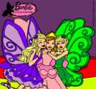 Dibujo Barbie y sus amigas en hadas pintado por maite1162