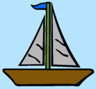Dibujo Barco velero pintado por marisl