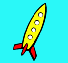 Dibujo Cohete II pintado por frankk