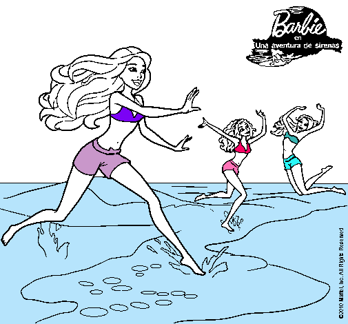 Barbie de regreso a la playa