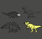 Dibujo Dinosaurios de tierra pintado por CHACHU