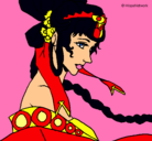 Dibujo Princesa china pintado por Carolinap
