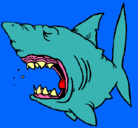 Dibujo Tiburón pintado por ivancitoo