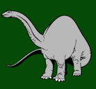 Dibujo Braquiosaurio II pintado por vrian