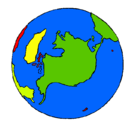 Dibujo Planeta Tierra pintado por kkknmnkrtkgtmnn