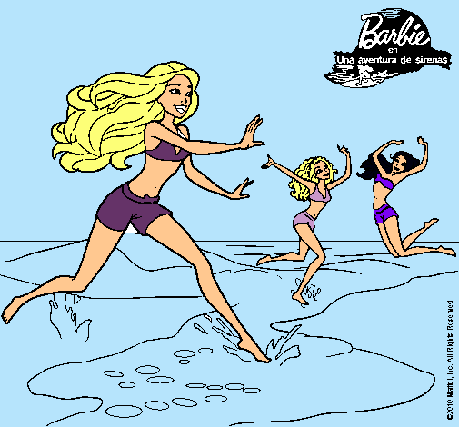 Barbie de regreso a la playa