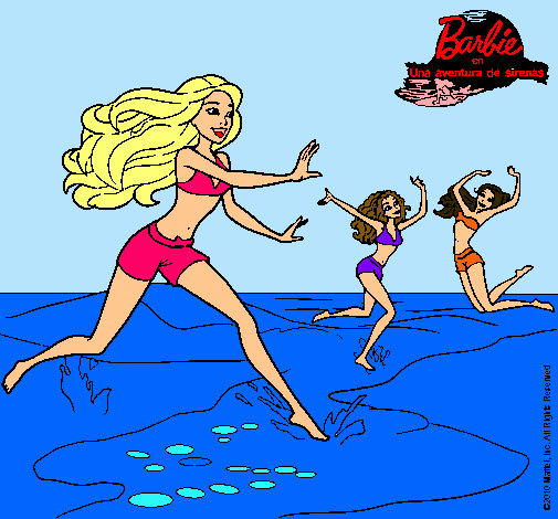 Dibujo Barbie de regreso a la playa pintado por divamiss