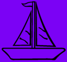 Dibujo Barco velero pintado por aimara4