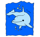 Dibujo Delfín pintado por delfin 