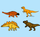 Dibujo Dinosaurios de tierra pintado por alexan