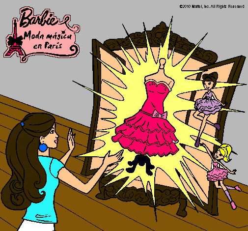 El vestido mágico de Barbie