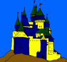Dibujo Castillo medieval pintado por gastoldaaa