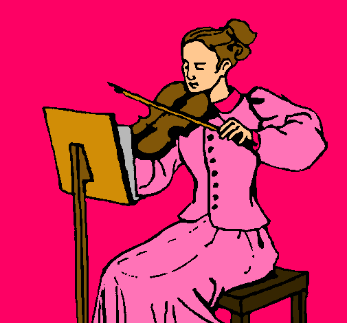 Dama violinista