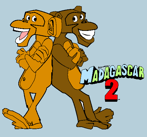 Madagascar 2 Manson y Phil 2