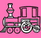 Dibujo Tren pintado por nhgtr