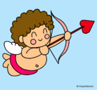 Dibujo Cupido pintado por Peace&Love