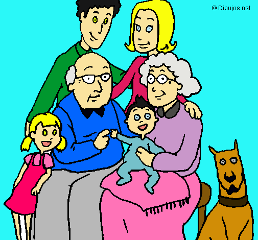 Dibujo Familia pintado por fercithax