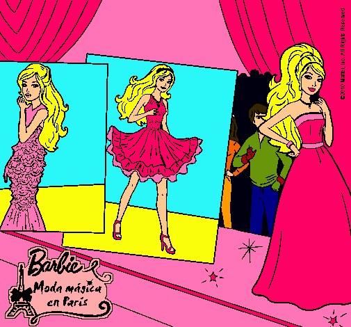 Barbie, desfilando por la pasarela