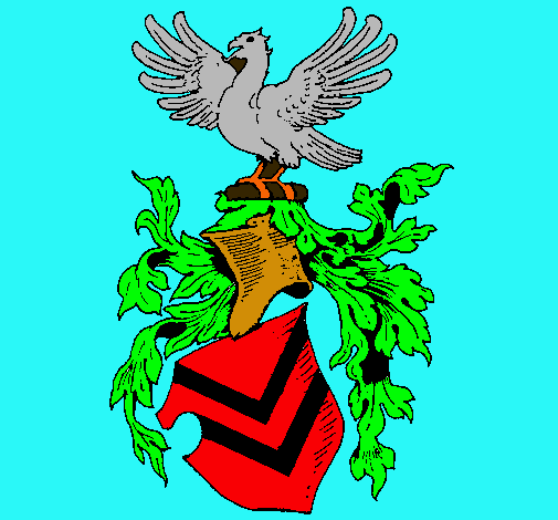 Escudo de armas y aguila 