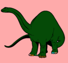 Dibujo Braquiosaurio II pintado por tmjosue