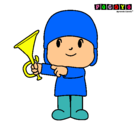 Dibujo Pocoyó pintado por pocoyo001