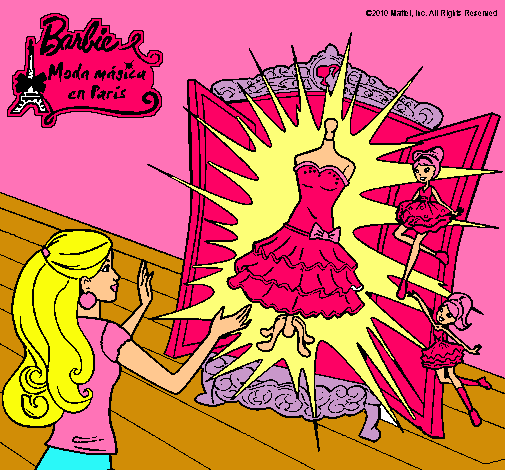 El vestido mágico de Barbie