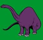 Dibujo Braquiosaurio II pintado por Eduar