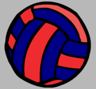 Dibujo Pelota de voleibol pintado por amuchi