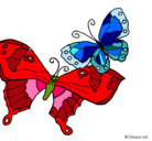 Dibujo Mariposas pintado por narutochib