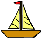Dibujo Barco velero pintado por alejanp