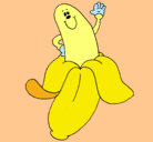 Dibujo Banana pintado por Yesy