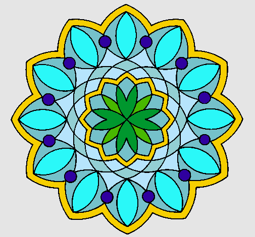 Dibujo Mandala 20 pintado por candreneth