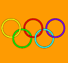 Dibujo Anillas de los juegos olimpícos pintado por winx