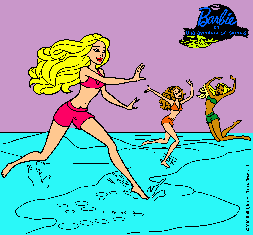 Barbie de regreso a la playa