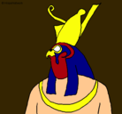 Dibujo Horus pintado por ramon