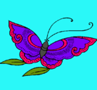 Dibujo Mariposa pintado por vick