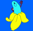 Dibujo Banana pintado por anapaloola