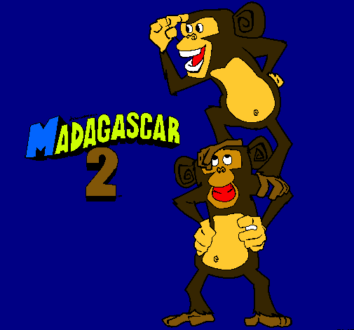 Madagascar 2 Manson y Phil